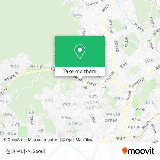 현대모비스 map