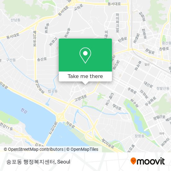 송포동 행정복지센터 map