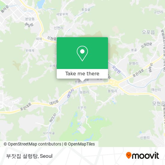 부잣집 설렁탕 map