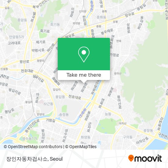 장인자동차검사소 map