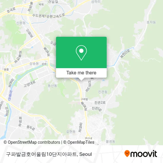 구파발금호어울림10단지아파트 map