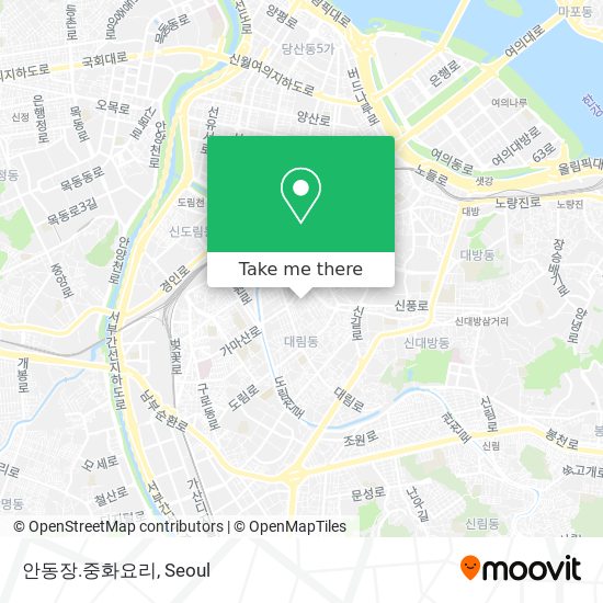 안동장.중화요리 map