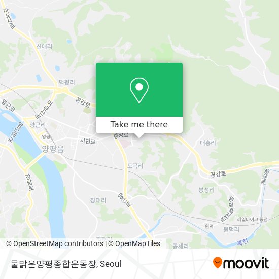 물맑은양평종합운동장 map