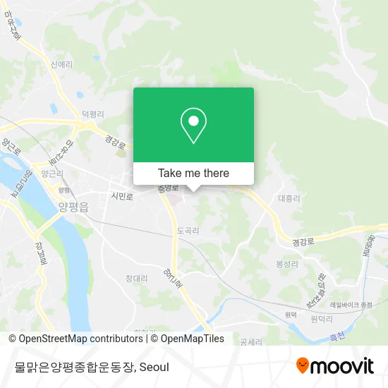 물맑은양평종합운동장 map