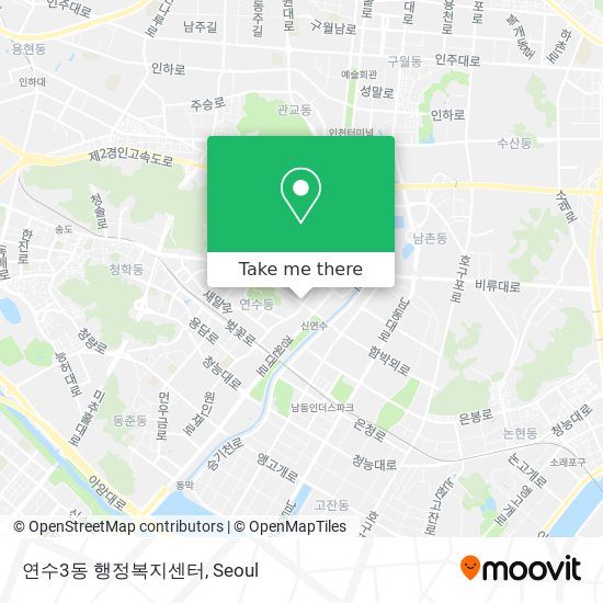 연수3동 행정복지센터 map