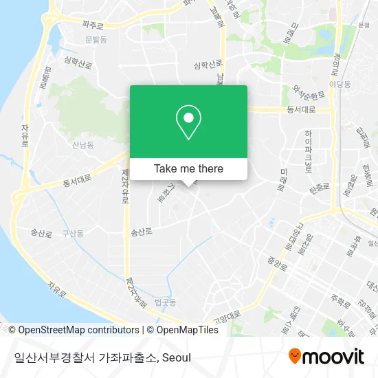 일산서부경찰서 가좌파출소 map