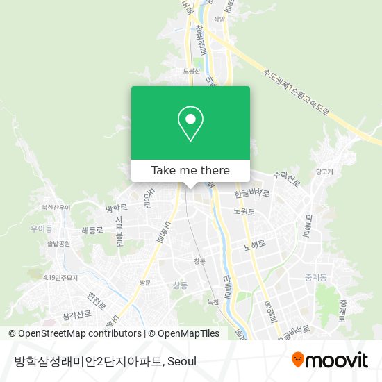 방학삼성래미안2단지아파트 map