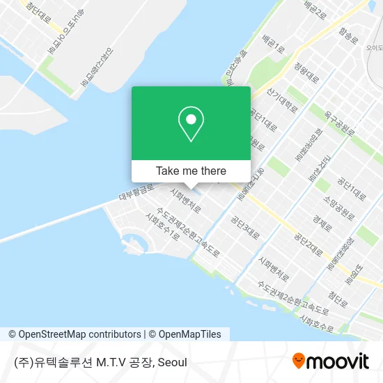 (주)유텍솔루션 M.T.V 공장 map