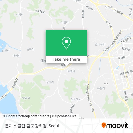 돈까스클럽 김포강화점 map