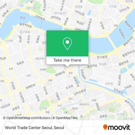 World Trade Center Seoul map