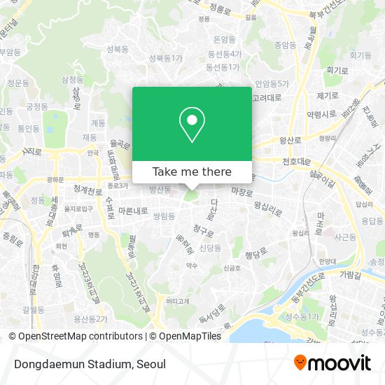 Dongdaemun Stadium map