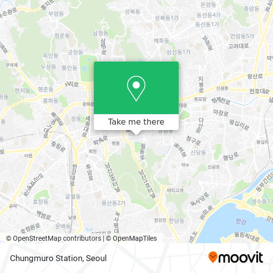 Chungmuro Station map
