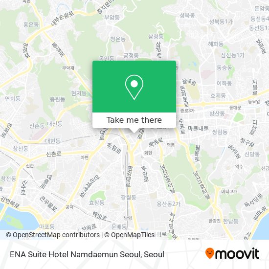 ENA Suite Hotel Namdaemun Seoul map