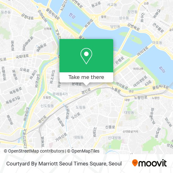 Courtyard By Marriott Seoul Times Square map
