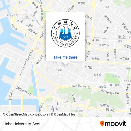 Inha University map