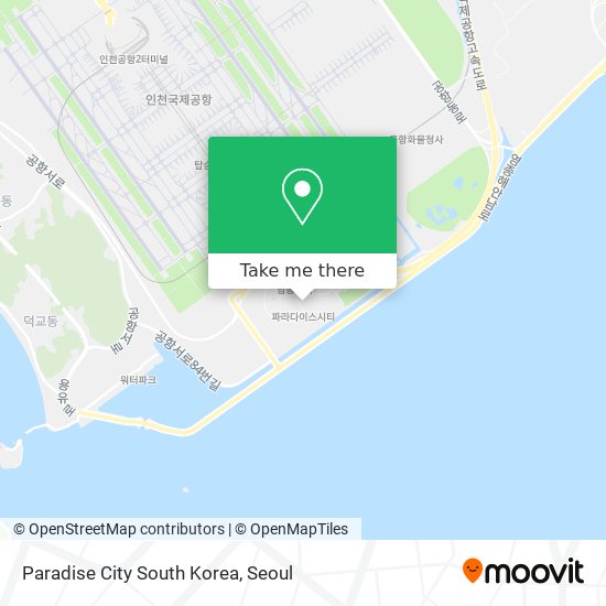 Paradise City South Korea map