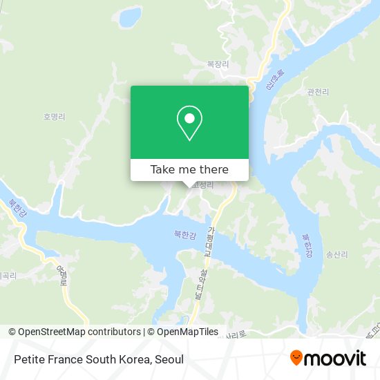 Petite France South Korea map
