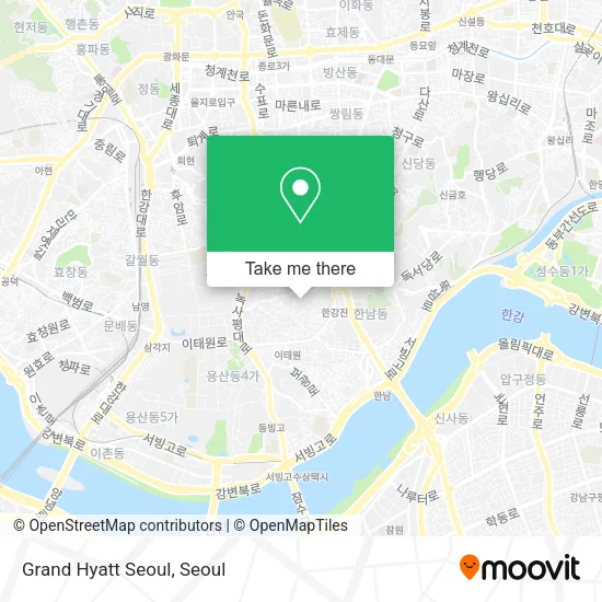 Grand Hyatt Seoul map