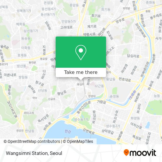 Wangsimni Station map