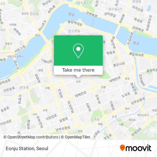 Eonju Station map