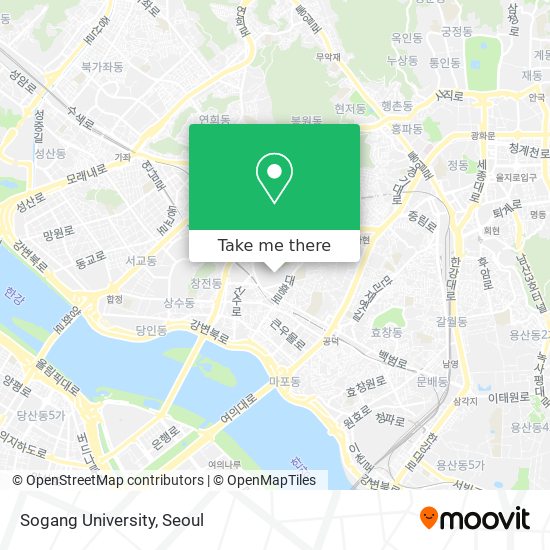 Sogang University map