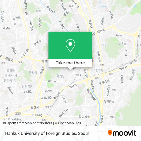 Hankuk University of Foreign Studies map