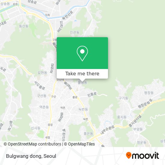 Bulgwang dong map