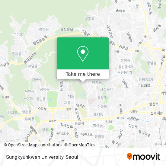 Sungkyunkwan University map