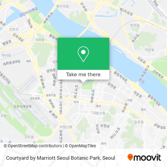 Courtyard by Marriott Seoul Botanic Park map