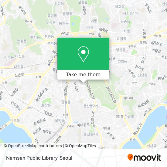Namsan Public Library map