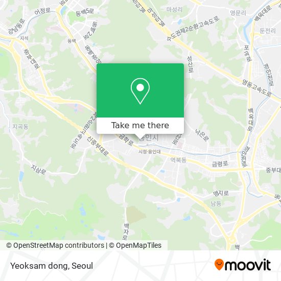 Yeoksam dong map
