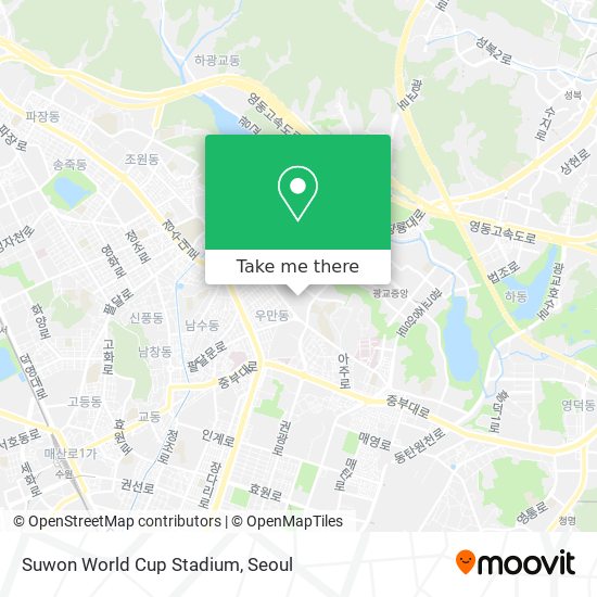 Suwon World Cup Stadium map