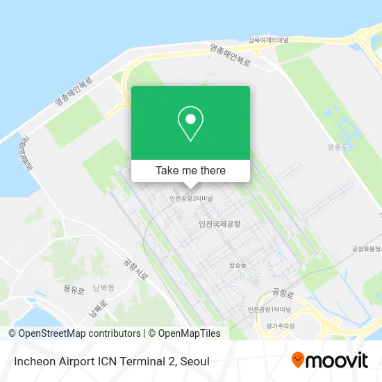 Incheon Airport ICN Terminal 2 map