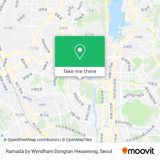 Ramada by Wyndham Dongtan Hwaseong map