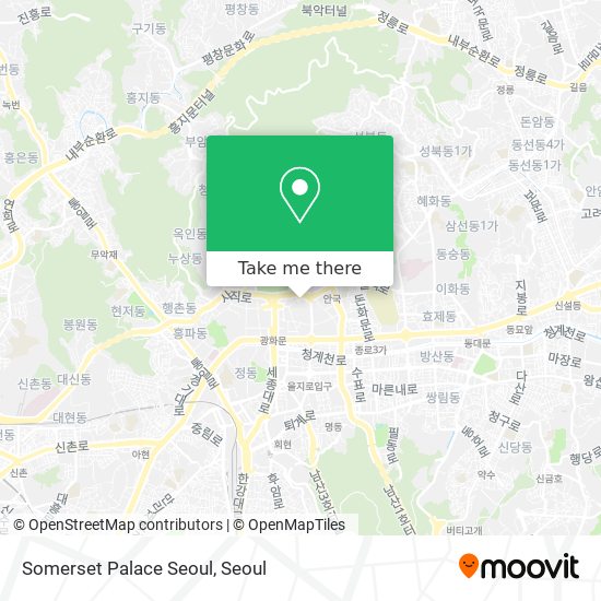 Somerset Palace Seoul map
