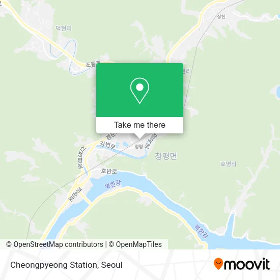 Cheongpyeong Station map