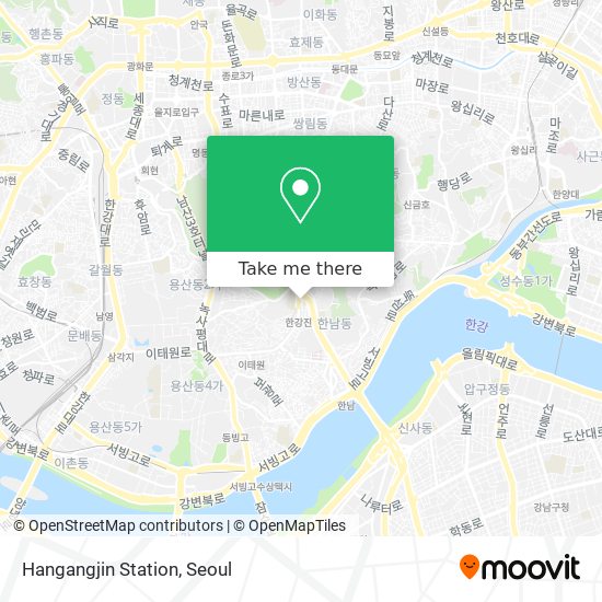 Hangangjin Station map