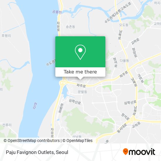 Paju Favignon Outlets map