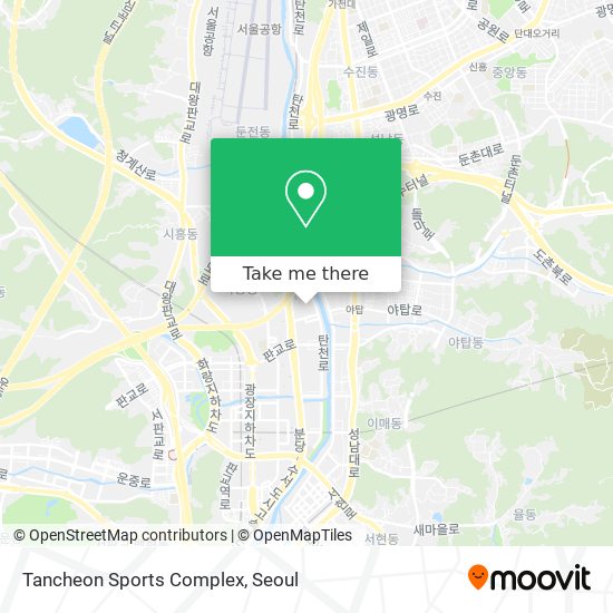 Tancheon Sports Complex map