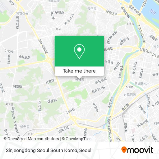 Sinjeongdong Seoul South Korea map