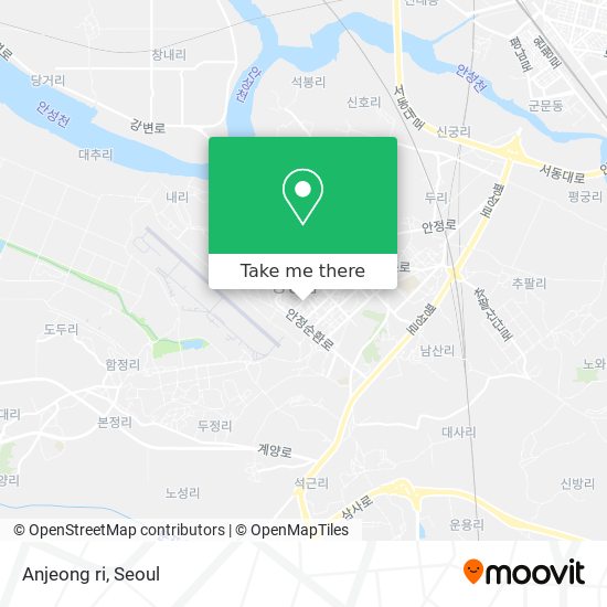 Anjeong ri map