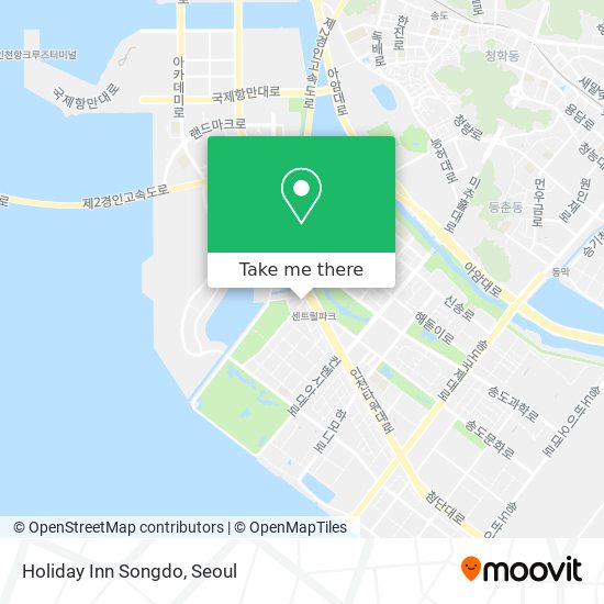 Holiday Inn Songdo map