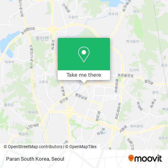 Paran South Korea map