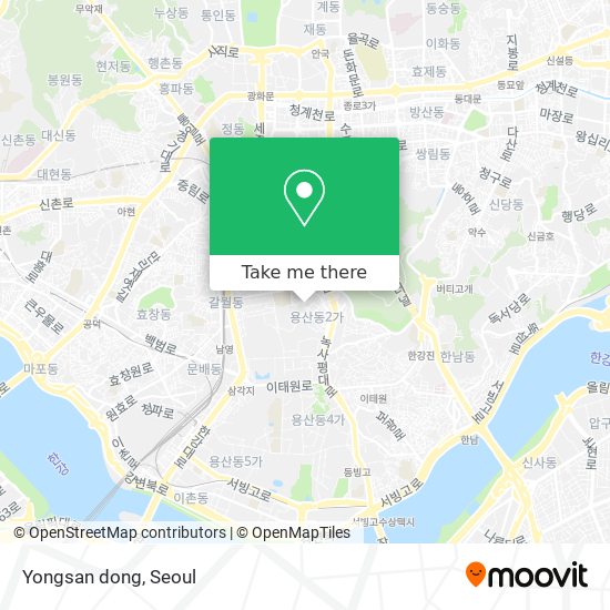 Yongsan dong map