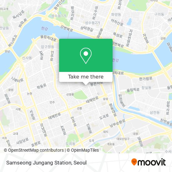 Samseong Jungang Station map