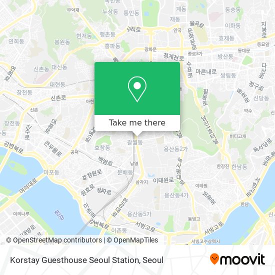 Korstay Guesthouse Seoul Station map