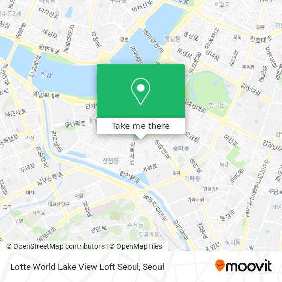 Lotte World Lake View Loft Seoul map