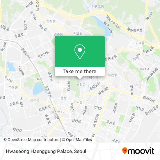 Hwaseong Haenggung Palace map
