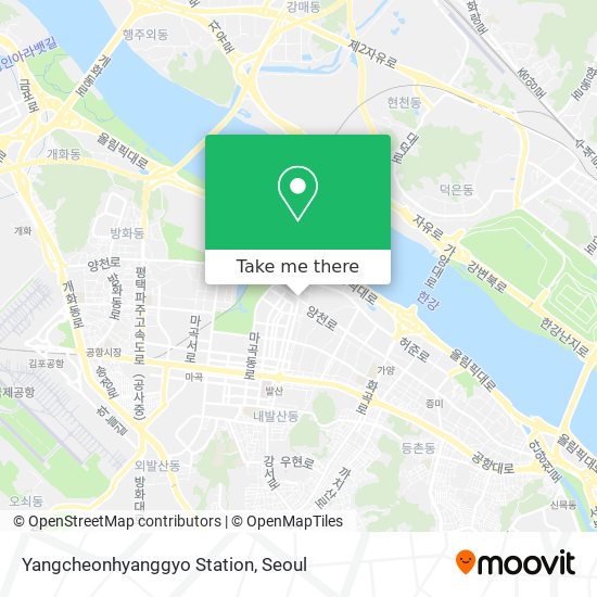 Yangcheonhyanggyo Station map