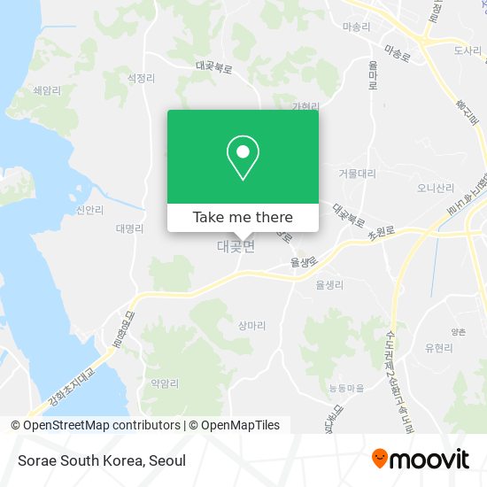Sorae South Korea map